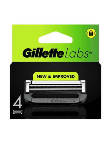 Cuchillas de Recambio Labs Pack 4 uds GILLETTE