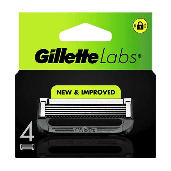 Cuchillas de Recambio Labs Pack 4 uds GILLETTE