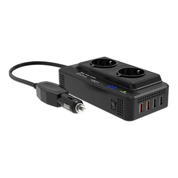 Inversor de Corriente para Coche 200W, 12V A 220V NK