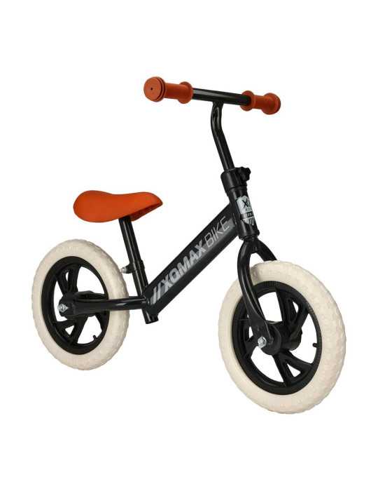 Bicicleta de Equilibrio y Aprendizaje para Niños, Negra, Máx 40 kg XQMAX