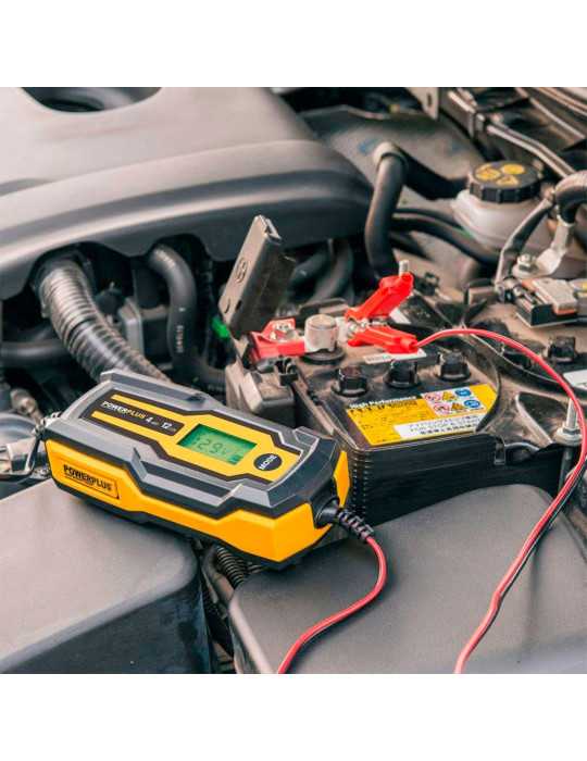 Cargador Inteligente de Baterias 12 V 120 Ah POWERPLUS