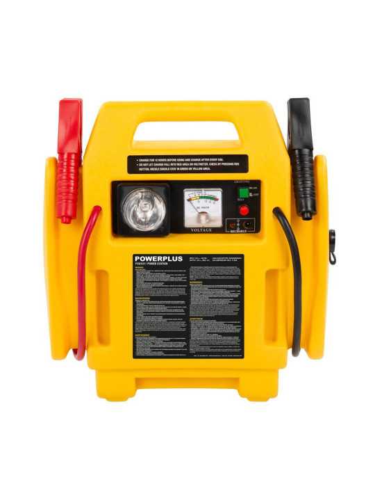 Arrancador Portátil 4 en 1, 12 V POWERPLUS
