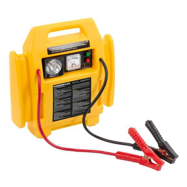 Arrancador Portátil 4 en 1, 12 V POWERPLUS