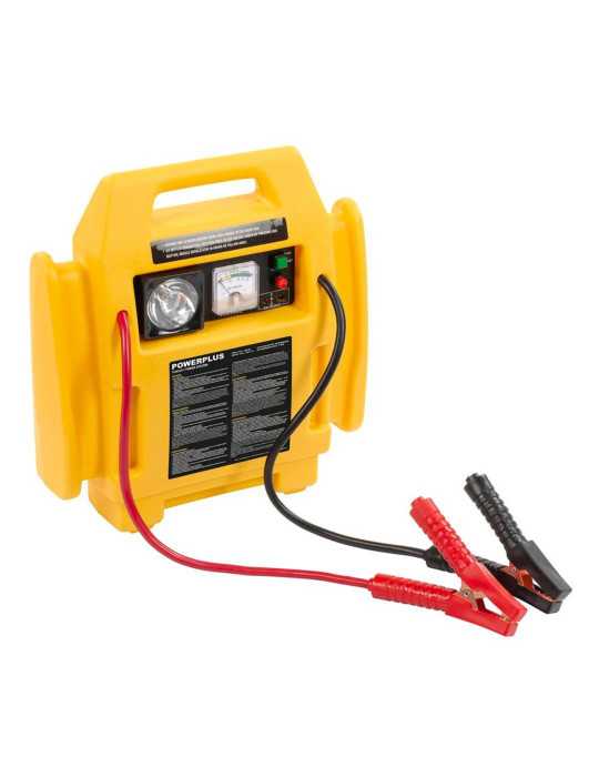Arrancador Portátil 4 en 1, 12 V POWERPLUS