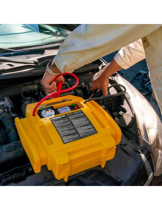 Arrancador Portátil 4 en 1, 12 V POWERPLUS