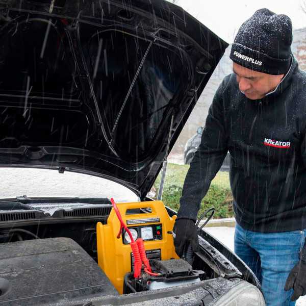 Arrancador Portátil 4 en 1, 12 V POWERPLUS