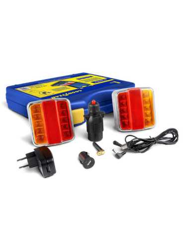 Kit Luces LED Magnéticas e Inalámbricas 12 V para Trailer GOODYEAR 2