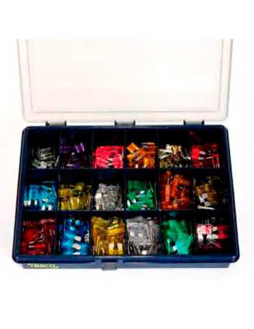 Caja de Fusibles Automoción, 24 x 19 x 4,5 cm, 450 piezas BASICS