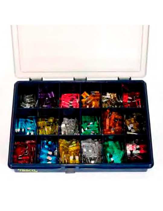 Caja de Fusibles Automoción, 24 x 19 x 4,5 cm, 450 piezas BASICS