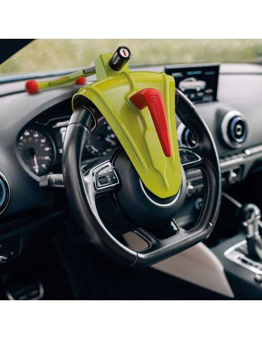 Bloqueador de Volante Universal, Antirrobo, Modelo Defender Pro BULLOCK
