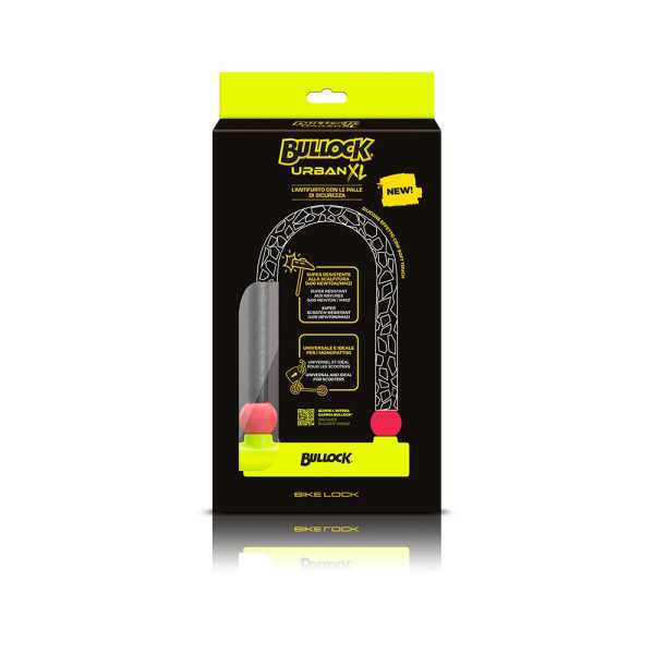 Candado en u, Antirrobo, Modelo Urban XL, para Bicicletas y Motos BULLOCK