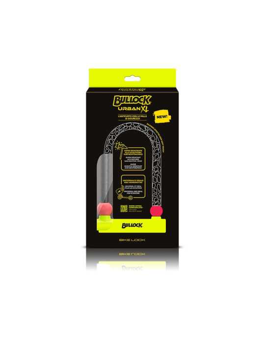 Candado en u, Antirrobo, Modelo Urban XL, para Bicicletas y Motos BULLOCK