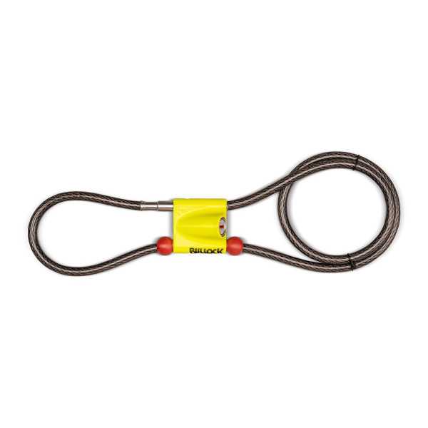Cable Antirrobo, Modelo Dual, para Bicicletas, Patinetes y Motos BULLOCK