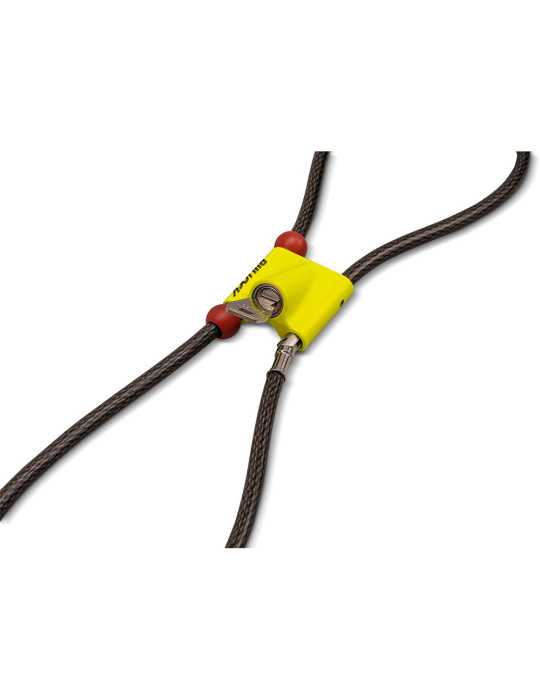 Cable Antirrobo, Modelo Dual, para Bicicletas, Patinetes y Motos BULLOCK