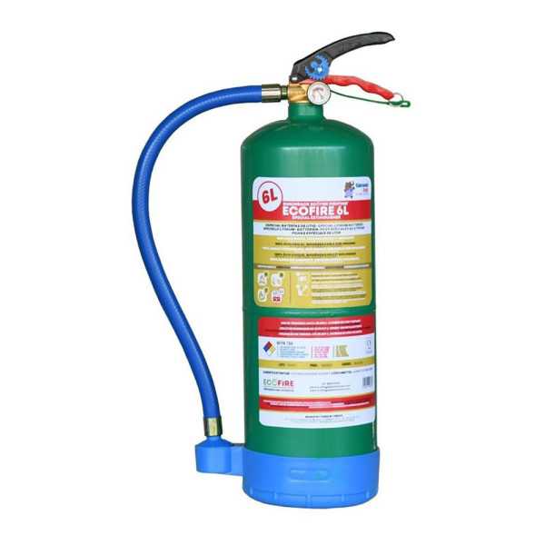 Extintor Ecofire EXT006G Verde 6 l SIMON RACK