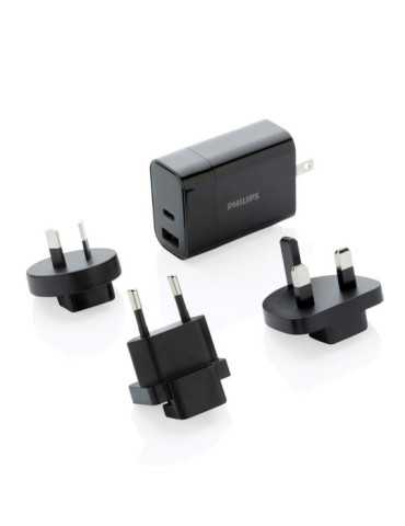 Cargador de Viaje Ultra Rapido con Accesorios PHILIPS
