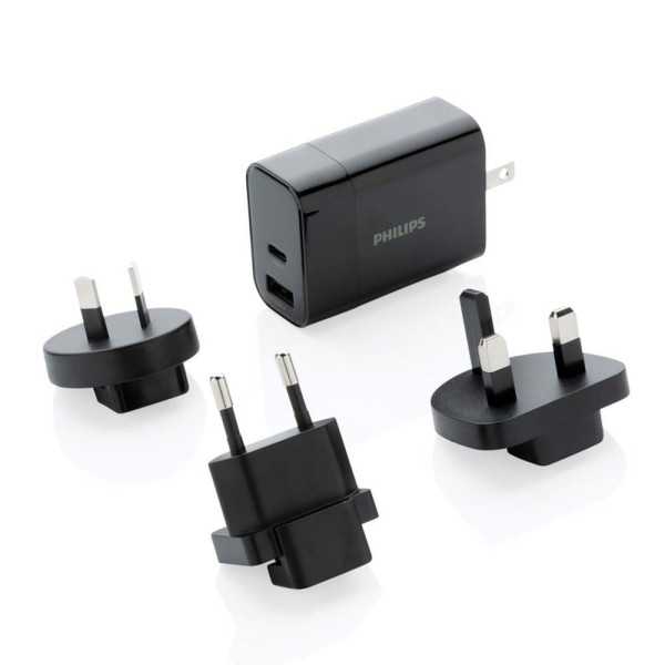 Cargador de Viaje Ultra Rapido con Accesorios PHILIPS