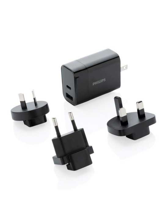 Cargador de Viaje Ultra Rapido con Accesorios PHILIPS
