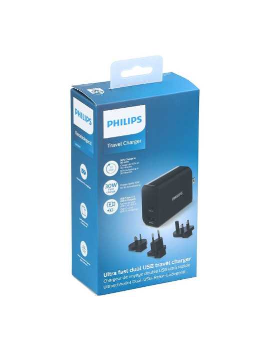 Cargador de Viaje Ultra Rapido con Accesorios PHILIPS