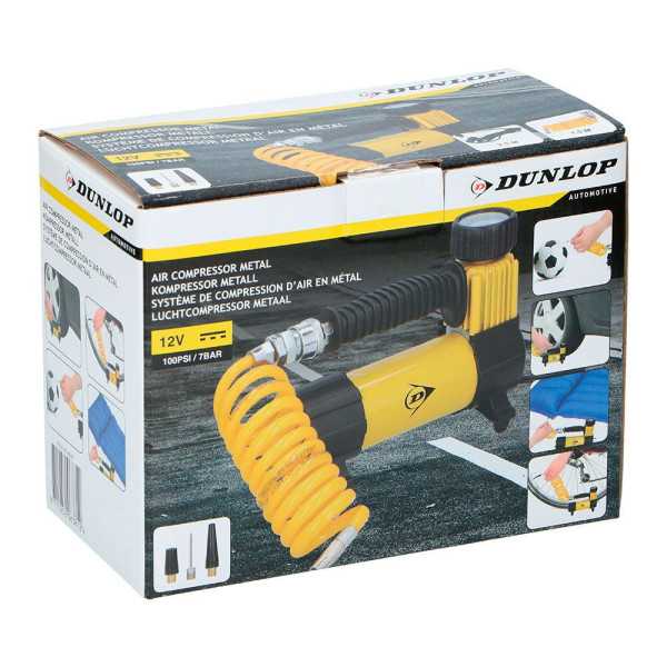 Compresor Metálico para Coche 12V DUNLOP