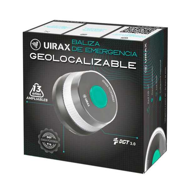 Baliza V16 de Emergencia Homologada Conectada Geolocalizable con Dgt 3.0 UIRAX
