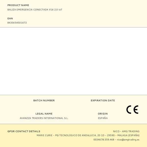 Baliza V16 de Emergencia Homologada Conectada Geolocalizable con Dgt 3.0 UIRAX