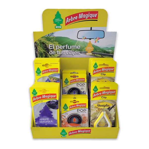 Expositor Sobremesa de Ambientadores para Coche 44 uds ARBRE MAGIQUE