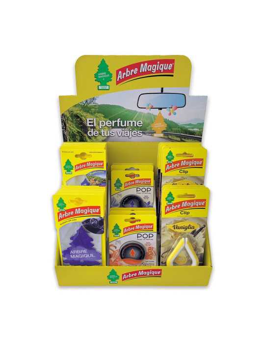 Expositor Sobremesa de Ambientadores para Coche 44 uds ARBRE MAGIQUE