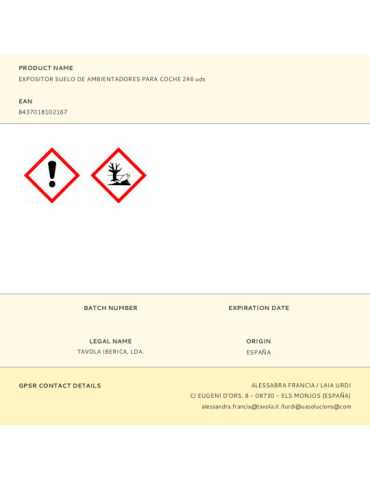 Expositor Suelo de Ambientadores para Coche 246 uds ARBRE MAGIQUE 2