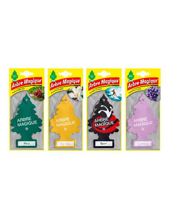 Ambientadores de Coche, Classic, Modelos Variados, 24 uds ARBRE MAGIQUE