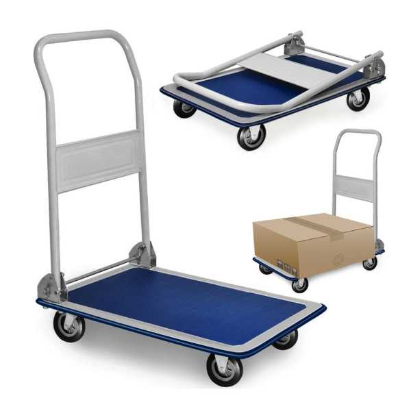 Carretilla Metàlica Plegable con Ruedas Max. 150kg 73x47x83cm EDM