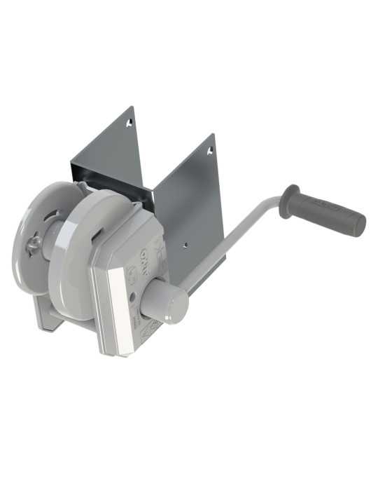 Escalera con plataforma y barandilla regulable TSA-S FARAONE