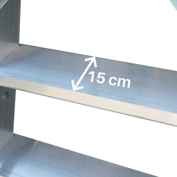 Escalera con plataforma para camiones y autobuses TSA-AB-3 FARAONE