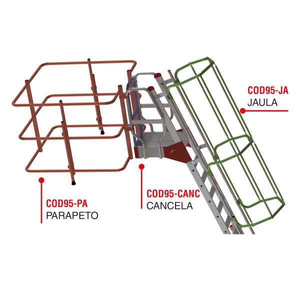 Escalera de acceso a camiones cisterna COD95-B FARAONE