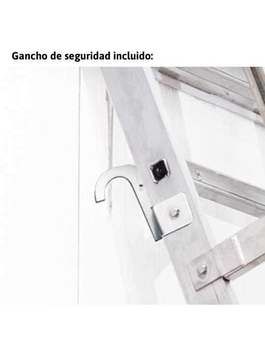 Escalera de apoyo con ganchos para entreplantas y altillos Peldaños 11 SAS400 FARAONE