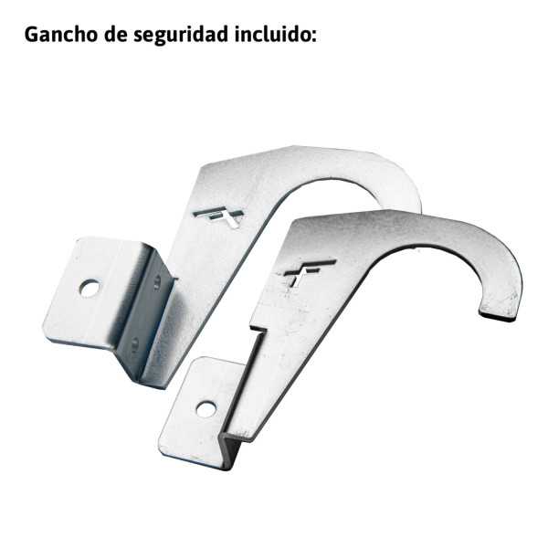 Escalera de apoyo con ganchos para entreplantas y altillos Peldaños 15 SAS500 FARAONE