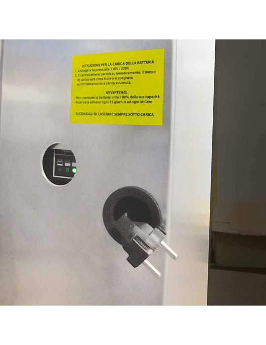 Escalera con plataforma y plano de carga eléctrico Altura máxima de carga 3,35 m PICK25 FARAONE