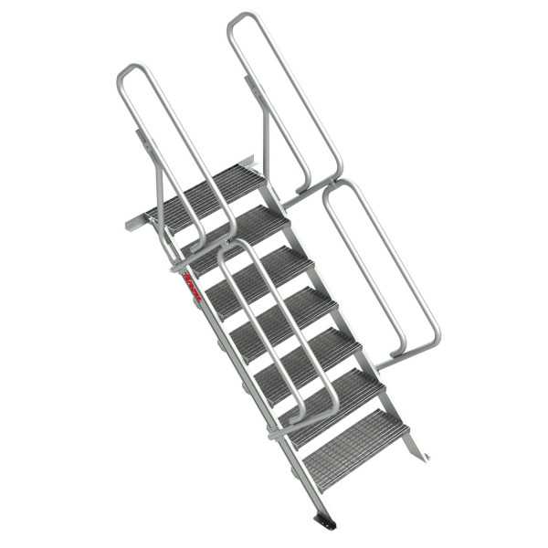 Escalera para entreplantas y altillos Tramex Inclinación 45 Altura de desembarco 2,54 m SG-T-12 FARAONE