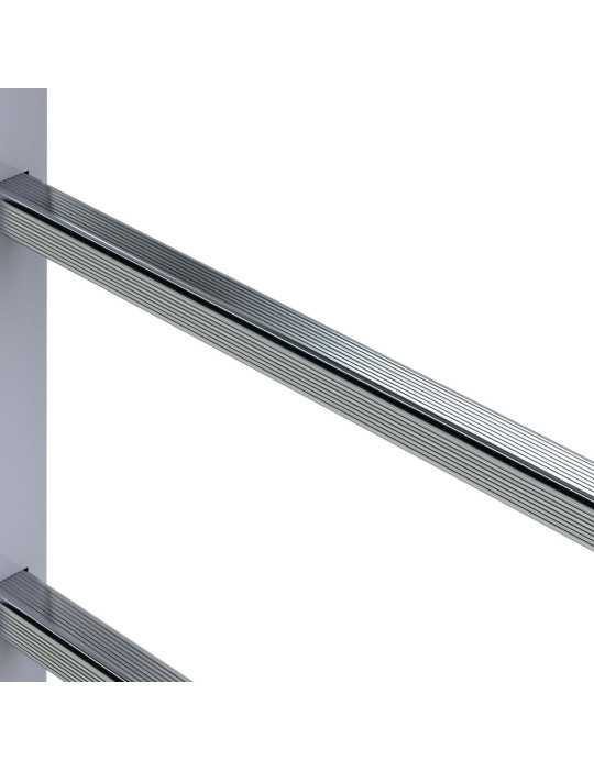 Escalera vertical de seguridad sin jaula de protección Altura variable según pared 1,80 a 2,08 m SVS0-208 FARAONE