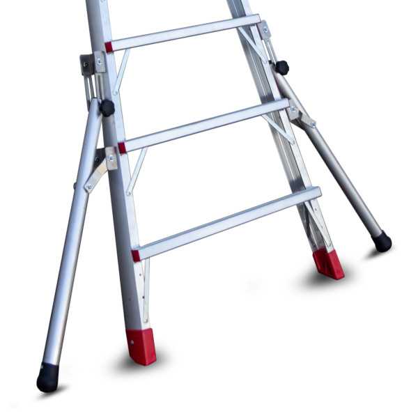 Escalera con amplia plataforma y 3 peldaños PLS3 FARAONE