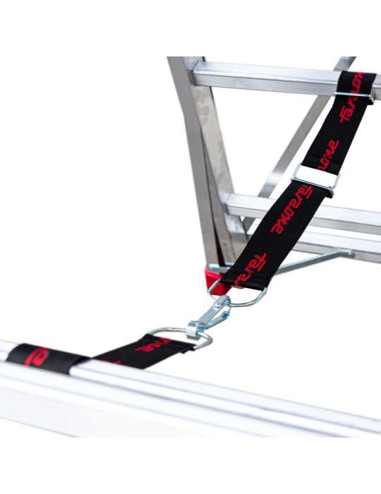 Escalera con amplia plataforma, , estabilizadores de serie y 6 peldaños. PLS6 FARAONE