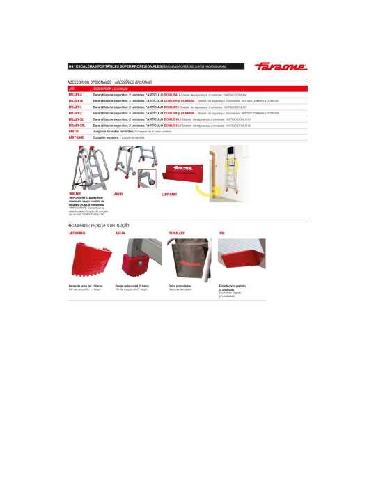 Escalera profesional con peldaños cómodos Peldaños 10 DOMUS10 FARAONE