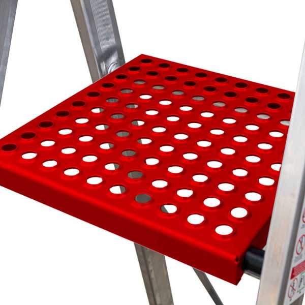 Escalera de tijera con peldaños cómodos Peldaños 6 EN946 FARAONE