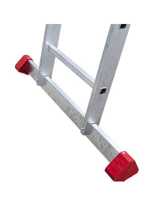 Escalera de apoyo con peldaños anchos Longitud de la escalera 307 cm EN1110 FARAONE