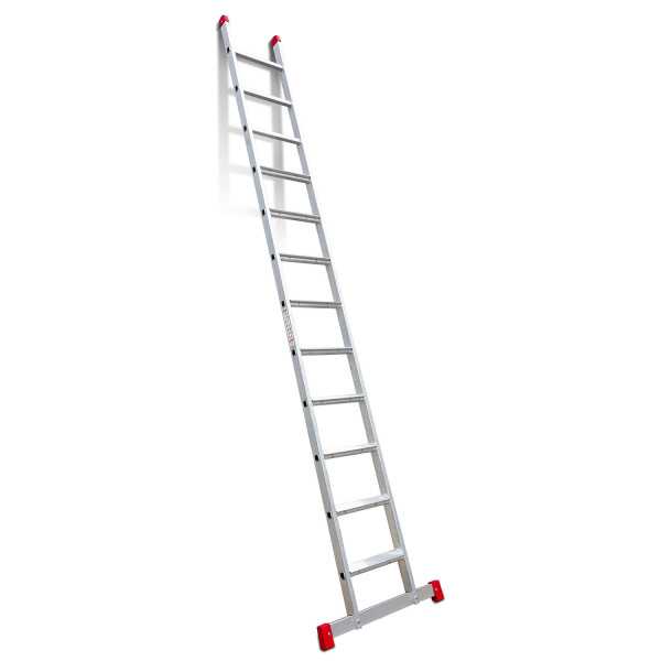 Escalera de apoyo con peldaños anchos Longitud de la escalera 447 cm EN1115 FARAONE