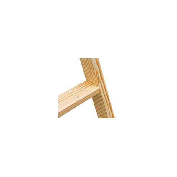 Escalera doble subida de madera Peldaños 4-4 LD04 FARAONE