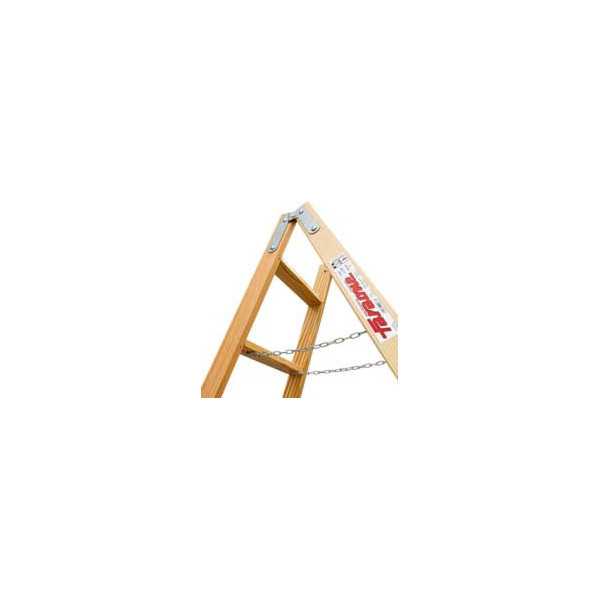 Escalera doble subida de madera Peldaños 4-4 LD04 FARAONE