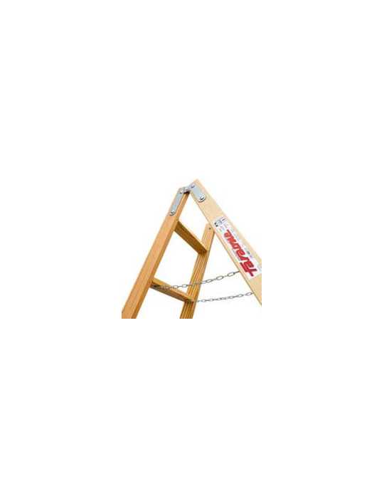 Escalera doble subida de madera Peldaños 4-4 LD04 FARAONE