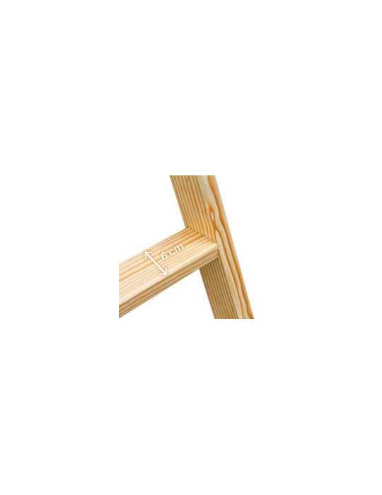Escalera doble subida de madera Peldaños 8-8 LD08 FARAONE