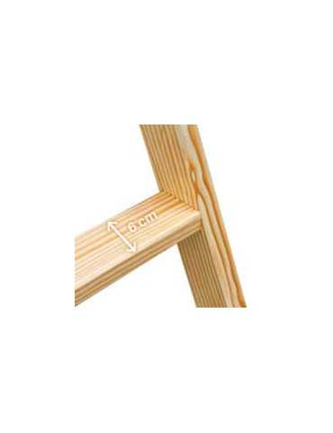 Escalera doble subida de madera Peldaños 12-12 LD12 FARAONE 2